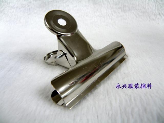 Mountain-shaped iron ticket clip iron clip drawing board clip stainless steel clip large cloth clip cardboard clip clip mouth length 74MM