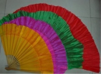 8 Inch Jung Chang Fan Dance Fan Flower Drum Light Fan Gum State Rice Seedling Song Fan Northeast Shoots Song Fan