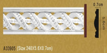 European decorative line PU material line non-plaster line hollow carved flat line line A33905