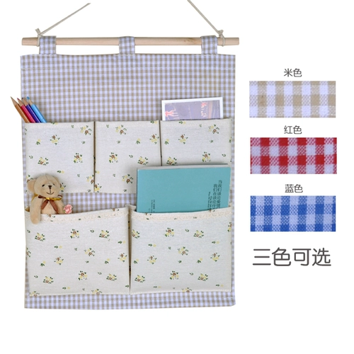 Креативная бесплатная доставка Zakka Cotton и льняная ткань подвесные пакеты, пять карманов, шкаф