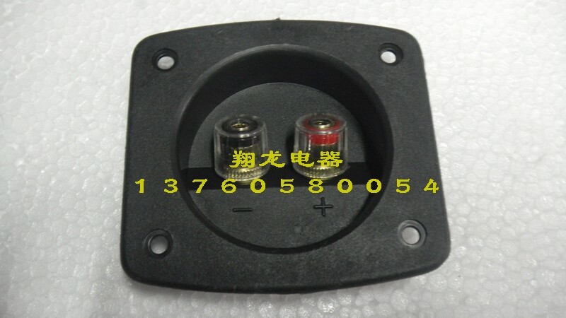 Two quality sound box rear clamping post head wiring clamp (second quality gold rear clip)