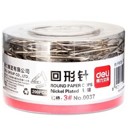 Power stationery 0037 29mm nickel-plated paper needle paper needle office binding supplies 200 barrels