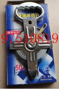 Steel tape measure 50m*10mm Iron shell steel tape measure 50m*10mm Frame ruler Steel frame ruler
