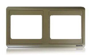 Siemens Switch Socket Panel Vision Golden Brown Two Lian Rims 5TG05021CC133 -Taobao