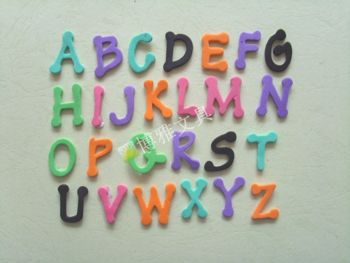 EVA handmade DIY toy foam adhesive patches ` Early childhood educational enlightenment English letters