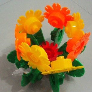 Kindergarten desktop plastic puzzle toy plastic toy toy block toy block