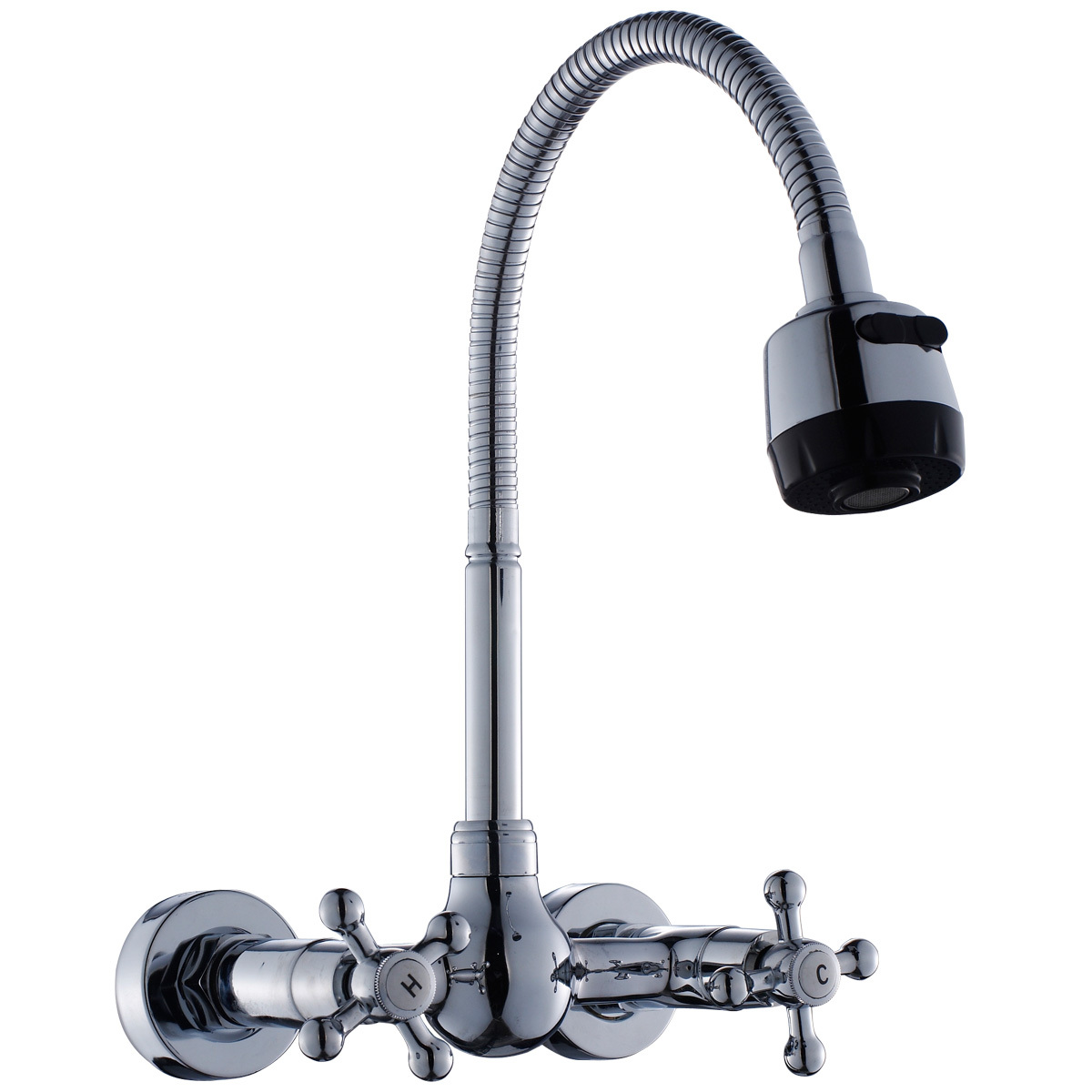 seloogʱ��ȫͭ˫����ǽʽ����ˮ��ͷS1100121-1