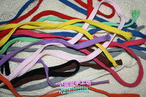 8mm wide cotton belt color drawstring color cotton rope clothing drawstring decorative cotton flat cotton belt