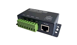 4-way passive twisted pair transmitter, cross-grain transmission, RJ45 screw dual-mode metal chassis