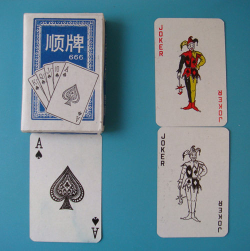 **Early and mid-term collection of playing cards] in the system Shun card 666 poker