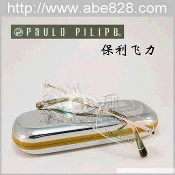 ຊື່ສຽງຂອງມົງກຸດສອງເທົ່າ Paulo Pilipe titanium ບໍລິສຸດທີ່ບໍ່ມີກອບ (ຈໍານວນລາຍການ PP04-002F ເງິນ)