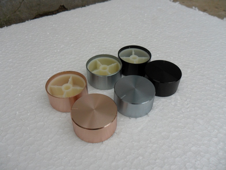 Aluminum volume knob