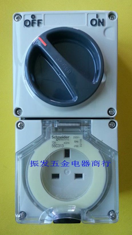 Schneider waterproof socket 56C313