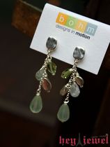 (A small cloud)bohm elegant real stone earrings F40059