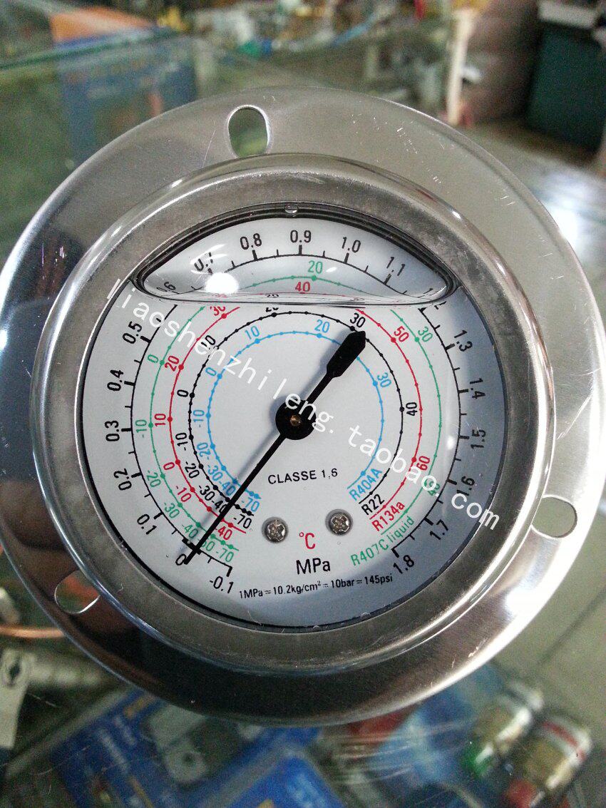 Unit Axial Pressure Oil Gauge High Pressure 3 8mpa Low Pressure 1 8mpa Premium Silicone Oil Shockproof Oil Table