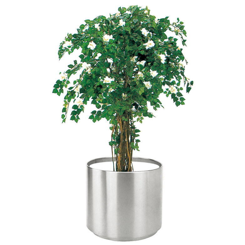 Stainless steel sand grain steel large flowerpot*art flowerpot*painted flowerpot*outdoor flowerpot Fashion floor flowerpot