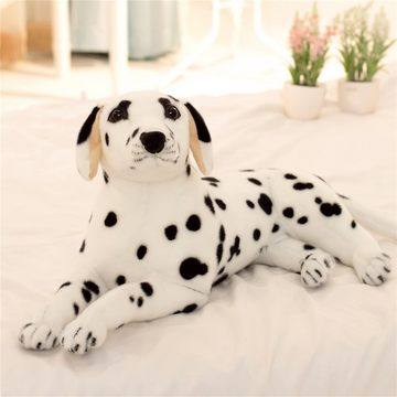 Simulation Dog Plush Toys Pet Dalmatians Dolls Home Decorations Birthday Gifts