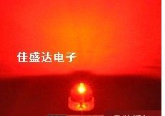 5mm straw hat white hair red super bright luminous tube LEDLED light bright red astigmatism lamp pearl RMB24  K