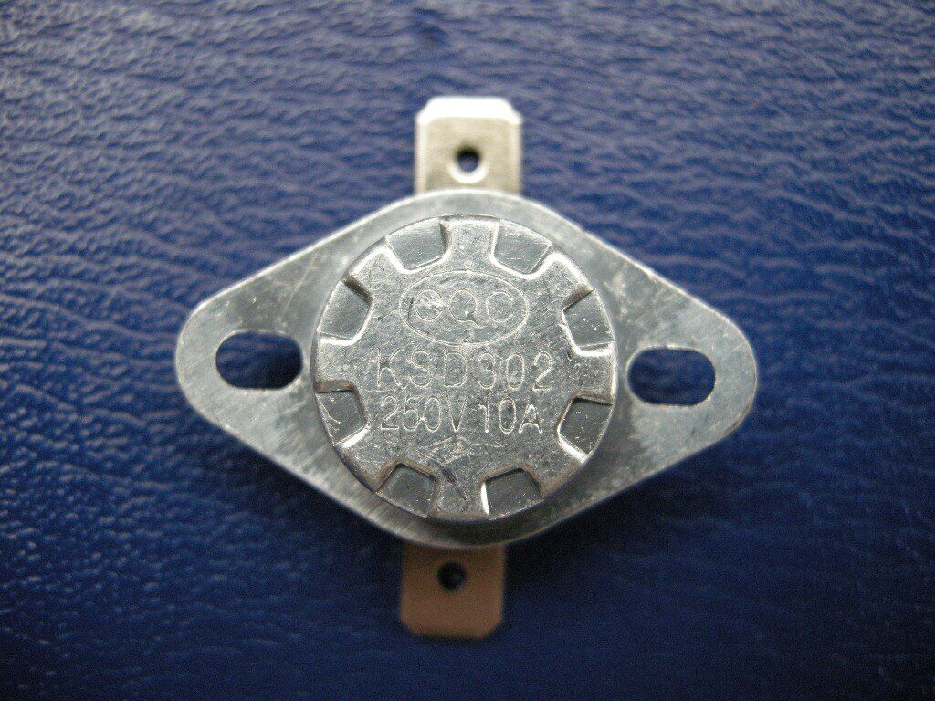 120 degree normal closed KSD 301 302 thermostat thermal protector temperature control switch
