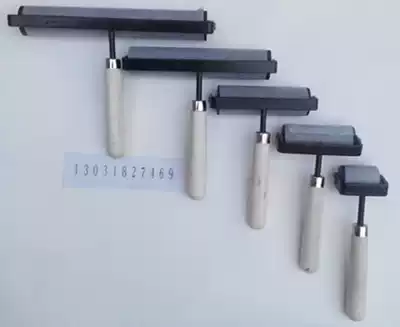 Printmaking rubber roller Ink stick wheel Woodcut roller printing file box Oil paint Chinese painting tool set