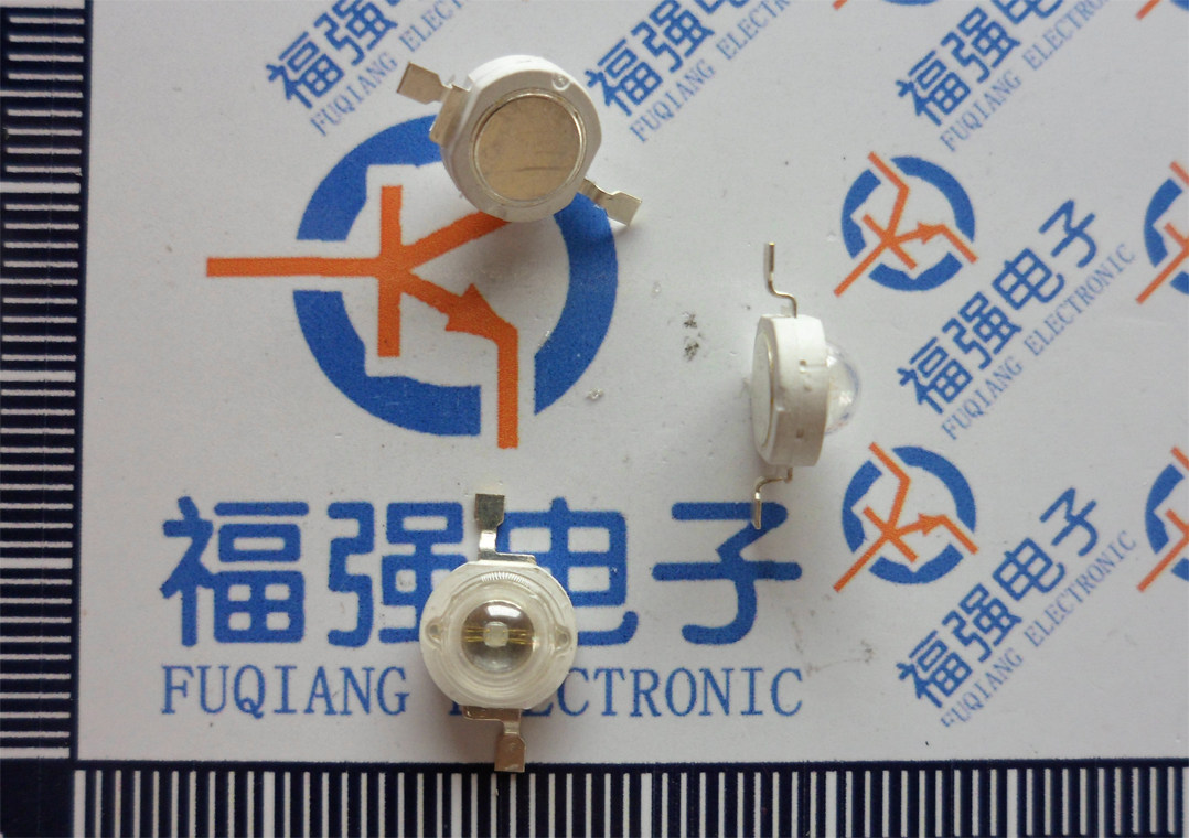 Diyuan 1W high power LED lamp 1W blue (blue) light LED lamp beads 10-15ML chip 30*30