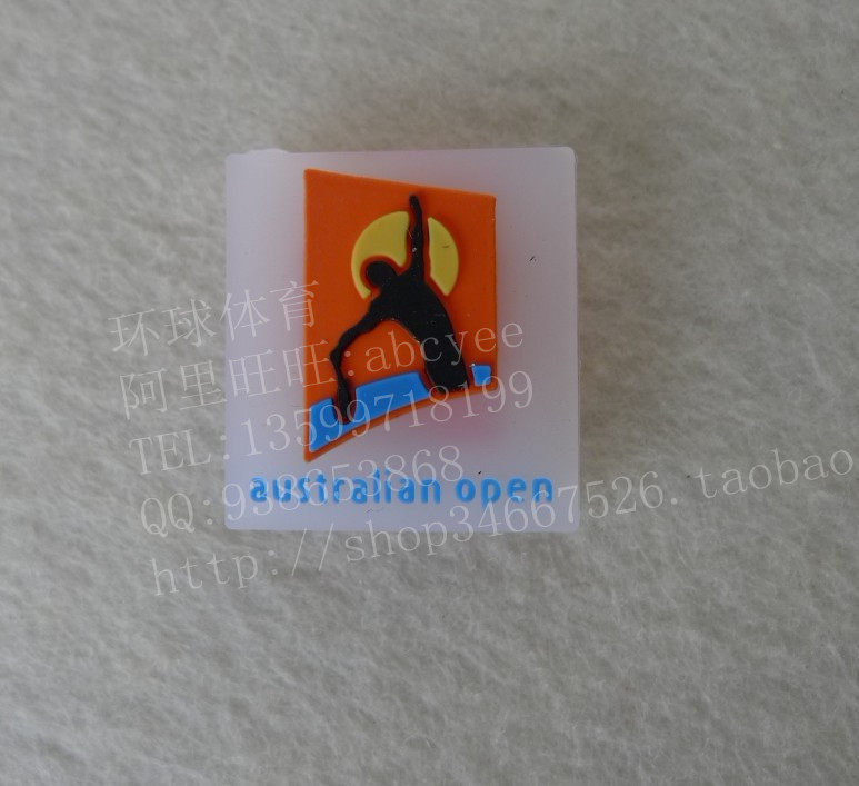 () Australasia Open tennis Souvenir Tennis Racket SILICONE SHOCK ABSORBERS