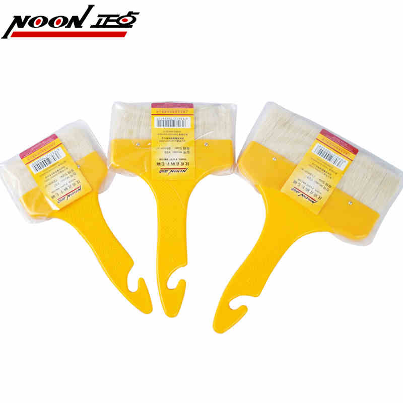 Positive point quality plastic handle wool brushed wool paint brush paint brush not dropping Mao resistant pH