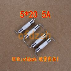 Предохранитель 拍1件发100个 5*20陶瓷保险管 保险丝 250v 慢断