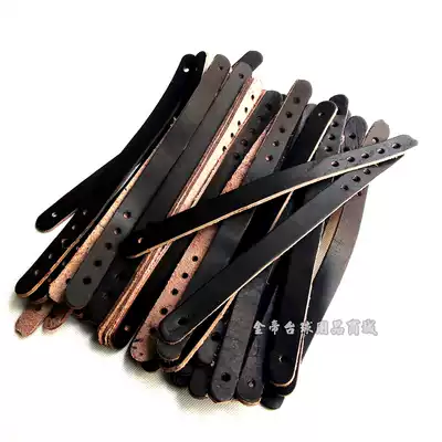 Billiard table ball pimp slide special high-quality cowhide strip yellow cowhide track belt runway leather sling accessories
