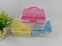 Transparent Plastic Car Hardware Home Multifunction Toolkit Fine Art Box Drug Box Outlet Korea