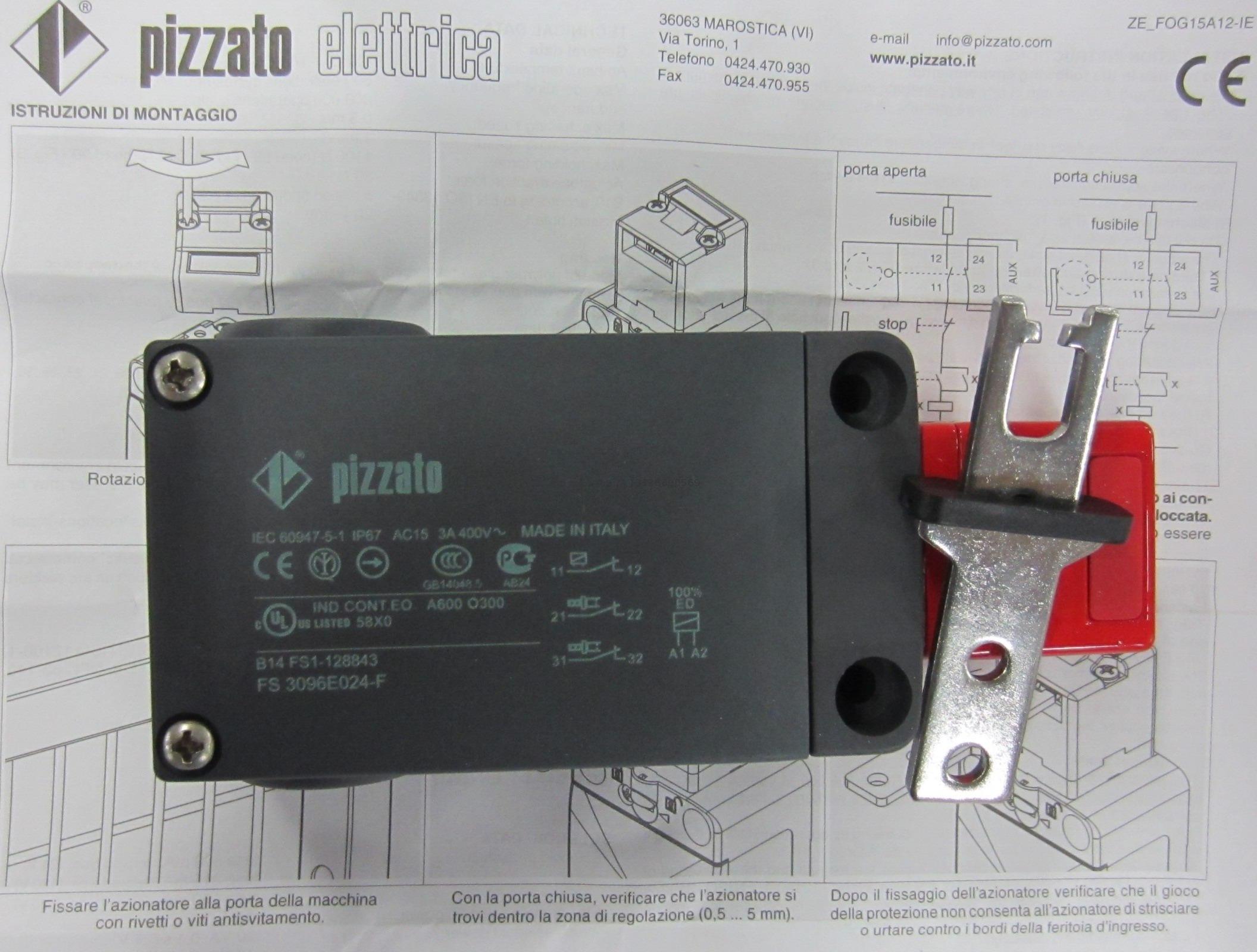 FS2896E024-F Italian PIZZATO safety switch FS2896E024-M2 FS 2896E024