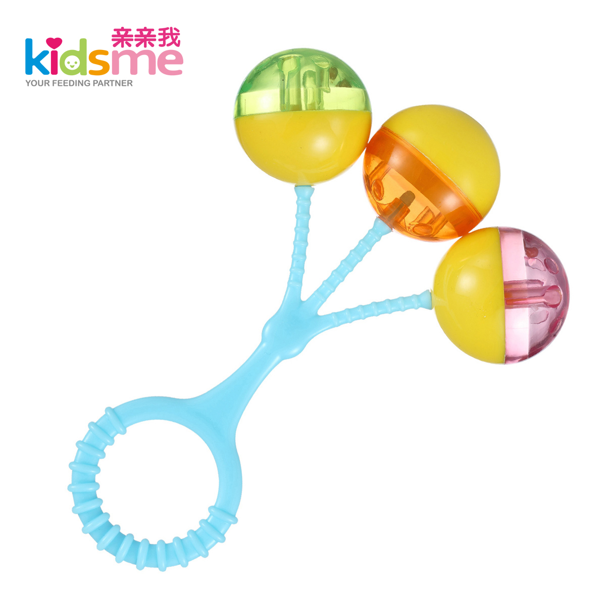 亲亲我 婴儿摇铃 益智玩具 婴儿玩具/宝宝玩具 彩球手摇铃9700