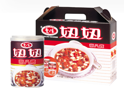 4 cans of Taiwan imported dessert instant porridge, love taste, Niu Niu sweet eight treasures 260g, sufficient materials