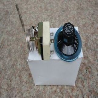 广东正品 温控器220V 白底3个脚110度300度水箱温控开关
