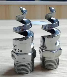 SS spiral nozzle 316L stainless steel dust removal nozzle spray tower desulfurization Tower nozzle purification atomization solid cone