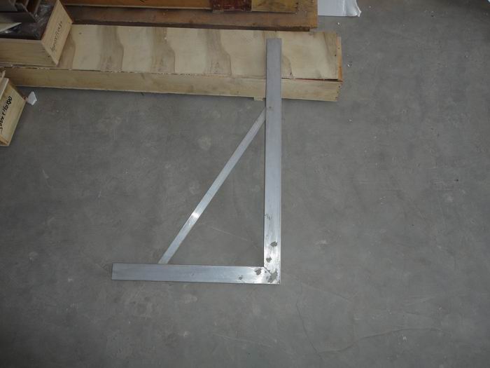 Magnesium aluminum right angle ruler-light angle ruler 800 * 500 magnesium aluminum alloy wide seat right angle shock low price