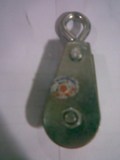 Galvanized single pulley Iron pulley Lifting tackle 0 03T