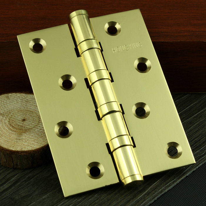 HONGYING bearing hinge 4 pure copper hinge fine gold hinge 1 price ten years quality assurance