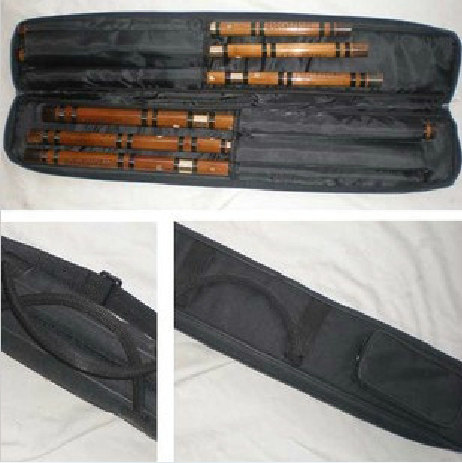 Factory direct: six high-grade imitation leather (canvas flute bag) bamboo flute bag flute bag musical instrument bag