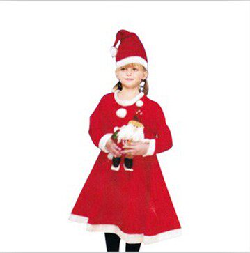 Wholesale Kids Christmas Costumes Prom Costumes Party Costumes Girls Christmas Dresses