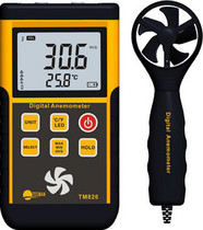 Hong Kong Tekman professional impeller digital anemometer anemometer can measure wind temperature TM826
