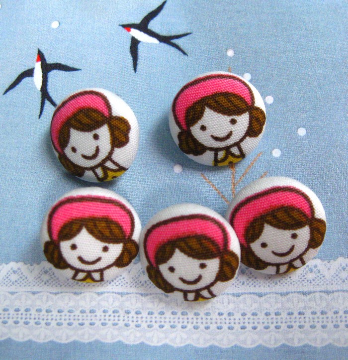 Featured Children Sweater Accessories 1 5 cm Bag Buttons KIT 5 sets of 5 4 5 Yuan