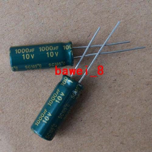 10V 1000UF electrolytic capacitor power board filter capacitor motherboard capacitor jiujiudz 151