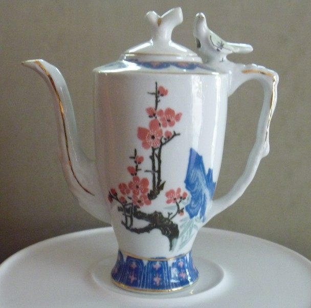 Liling Yongsheng Porcelain Factory Underglaze Color Bird Sing Hulk Old Porcelain Hulk Collection