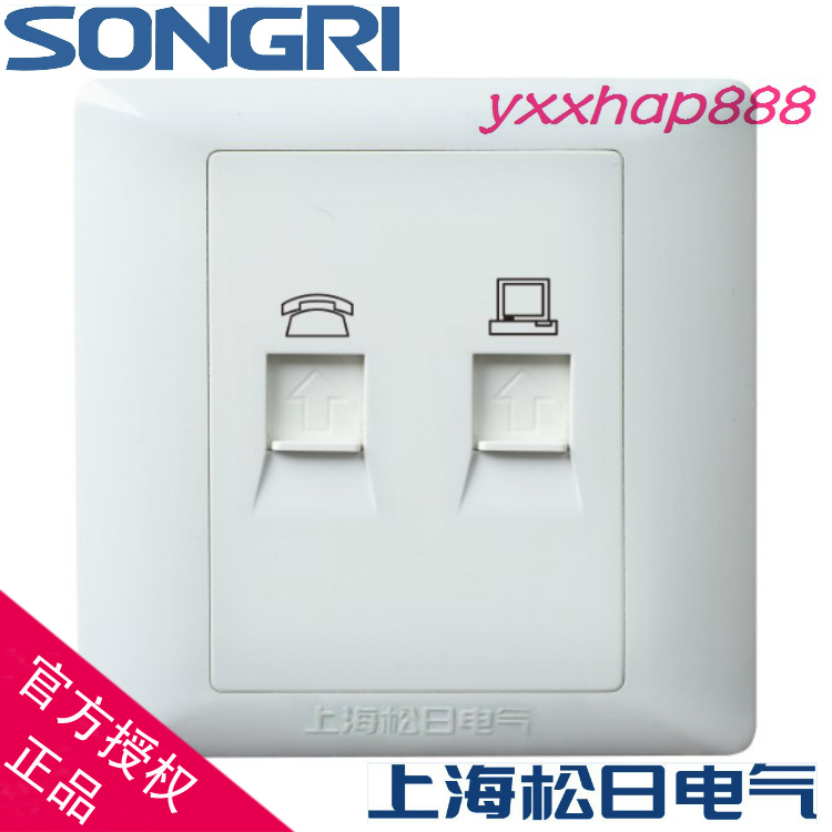 Shanghai Sunday Switch Socket New S2000 Phone Computer Socket Telephone Network Route Socket telephone network