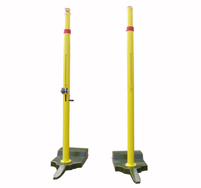 Mobile cast iron volleyball column mobile race volleyball column volleyball match for tennis volleyball column sales company