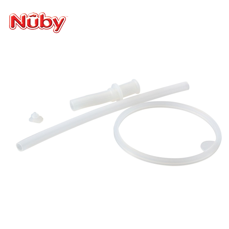 Nuby/努比配件9052 硅胶吸管、垫圈及透气阀 宝宝婴儿吸管杯