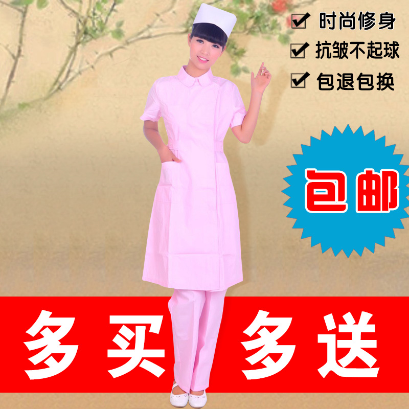 New South Dingell Nursing wear summer clothing Nursing wear short sleeve round neckline Dispensary Workwear NX-013