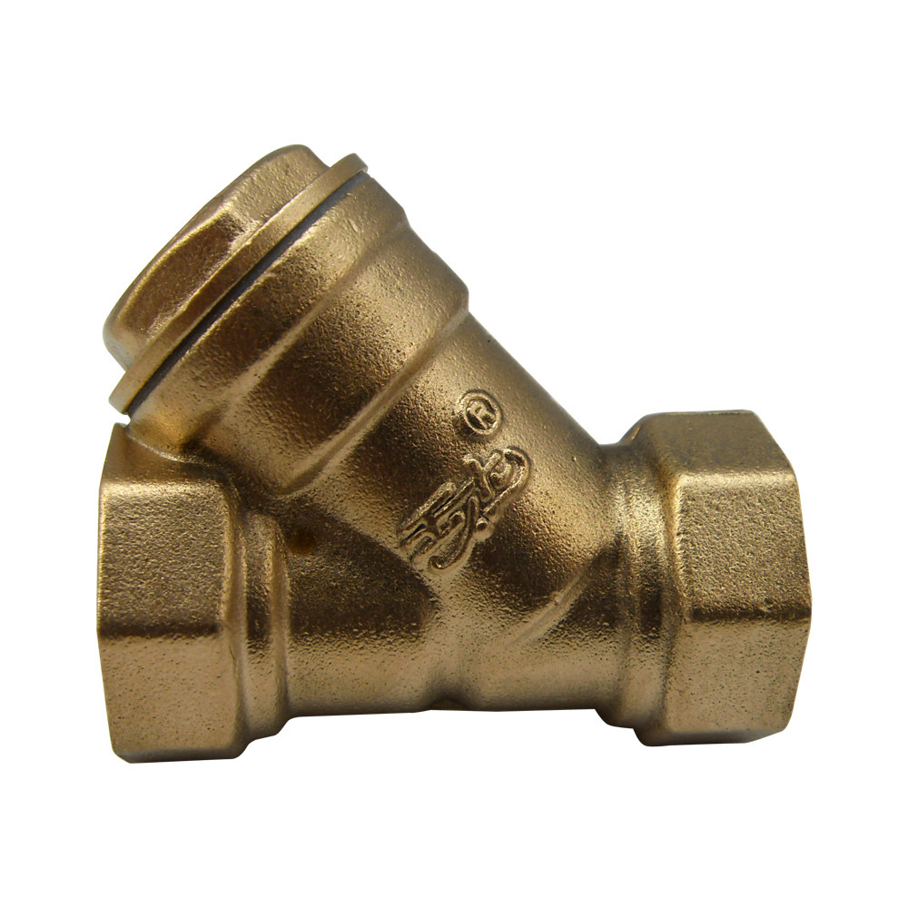 Y type filter Full copper thickened pressurized water pump central air conditioning Heating pipe filter valve 4 points 6 points 1 inch