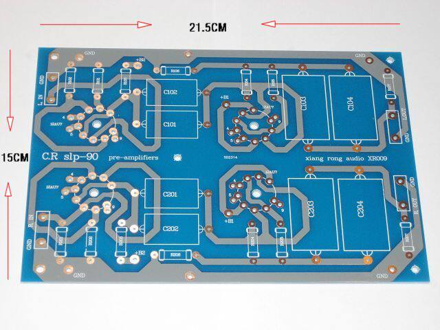 Vacuum tube bile machine bile front level preamplifier PCB circuit board Reference CARY SLP90 line design